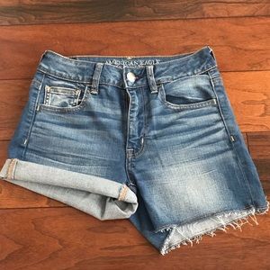 American Eagle Hi-Rise Jean Shorts